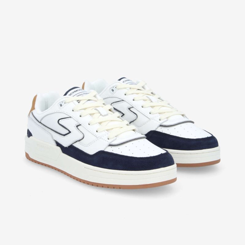 BROOKLYN COURT M - NAPPA/SUEDE/NAP - WHITE/NUTS/NAVY